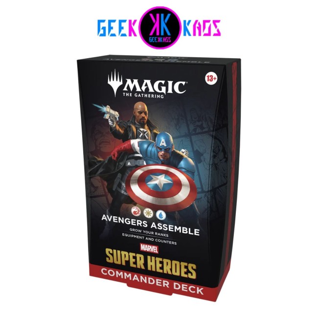 MAGIC: THE GATHERING - MARVEL HEROES - AVENGERS ASSEMBLE COMMANDER DECK - INGLES