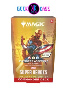 MAGIC: THE GATHERING - MARVEL HEROES - AVENGERS ASSEMBLE COMMANDER DECK, COLLECTOR´S EDITION - INGLES