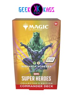 MAGIC: THE GATHERING - MARVEL HEROES - WAKANDA FOREVER COMMANDER DECK, COLLECTOR´S EDITION - INGLES