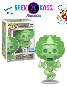 FUNKO POP! - ONE PIECE - BROOK 2325  ( CHALICE PRE-RELEASE STICKER )