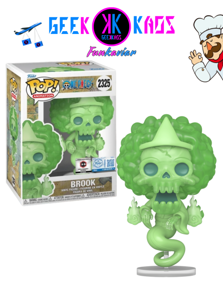 FUNKO POP! - ONE PIECE - BROOK 2325  ( CHALICE PRE-RELEASE STICKER )