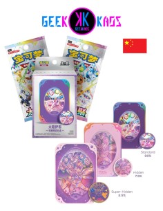 POKEMON TCG - TERASTAL GATHERING - ESPEON TIN COLLECTION BOX - CHINO