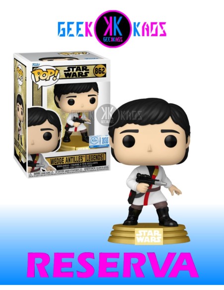 FUNKO POP! - STAR WARS - WEDGE ANTILLES  (LEGENDS) 862 (SE)