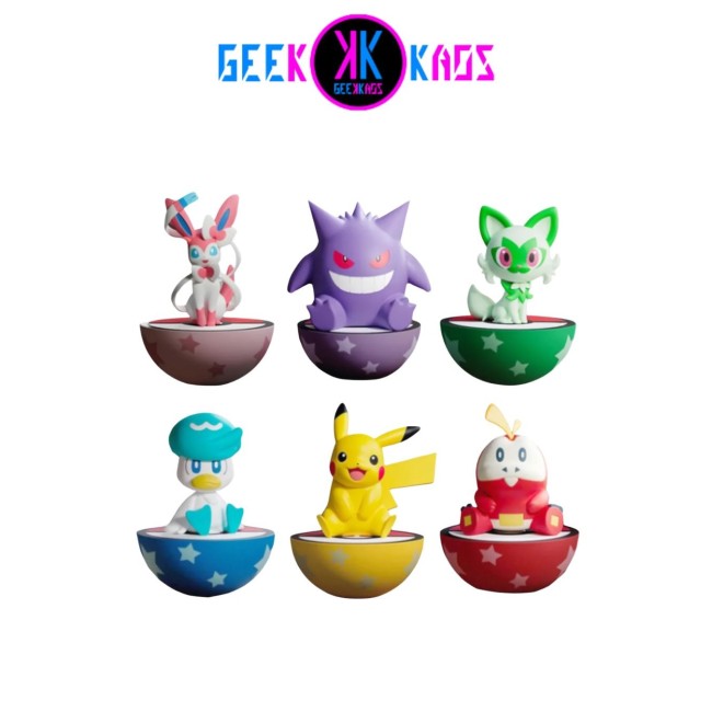 FIGURA FUNISM - POKEMON - ROW SITTING TUMBLER (MYSTERY)