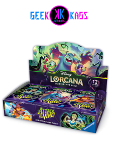 TCG DISNEY LORCANA CHAPTER 13 - ATTACK OF THE VINE! - BOOSTER 24 SOBRES - INGLES