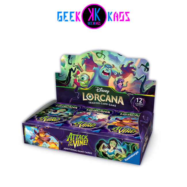 TCG DISNEY LORCANA CHAPTER 13 - ATTACK OF THE VINE! - BOOSTER 24 SOBRES - INGLES
