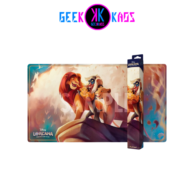 TCG DISNEY LORCANA CHAPTER 13 - ATTACK ON THE VINE! - TAPETE EL REY LEON