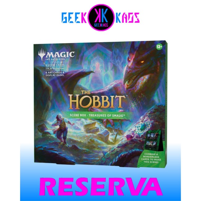 MAGIC: THE GATHERING - THE HOBBIT - SCENE BOX DISPLAY - TREASURES OF SMAUG - INGLES