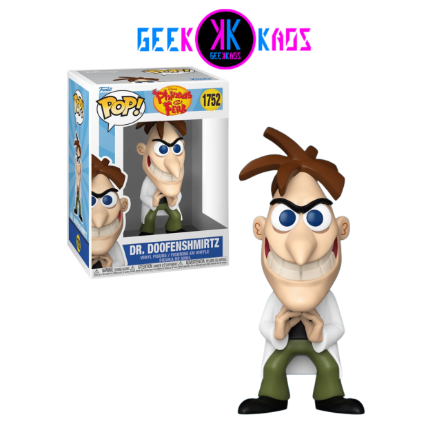 FUNKO POP! - PHINEAS AND FERB - DR. DOOFENSHMIRTZ 1752