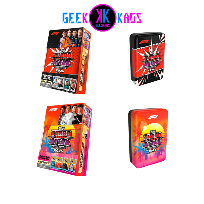 TOPPS - MEGA TIN TURBO ATTAX FORMULA 1 2026 (DISEÑO ALEATORIO)