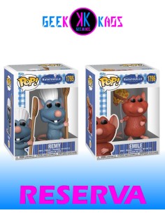 2-PACK - FUNKO POP! - RATATOUILLE - REMY 1795, EMILE 1796