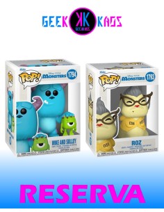 2-PACK - FUNKO POP! MONSTERS - ROZ 1793, MIKE AND SULLEY 1794