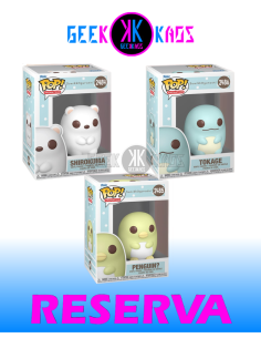 3-PACK - SUMIKKOGURASHI - SHIROKUMA 2484, PEGUIN 2485, TOKAGE 2486