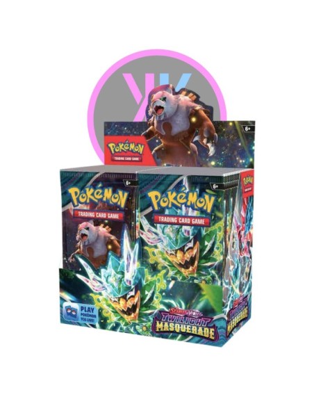 POKEMON - CAJA 36 SOBRES MASCARADA CREPUSCULAR - ESPAÑOL POKEMON - CAJA 36 SOBRES MASCARADA CREPUSCULAR - ESPAÑOL