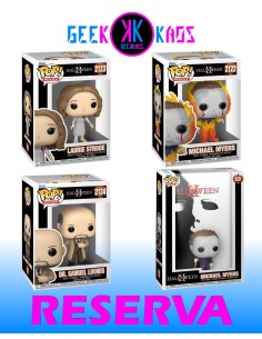 4-PACK - FUNKO POP! HALLOWEEN II - MICHAEL MYERS 2121, MICHAEL MYERS 2122, LAURIE STRODE 2123, DR. SAMUEL LOOMIS 2124