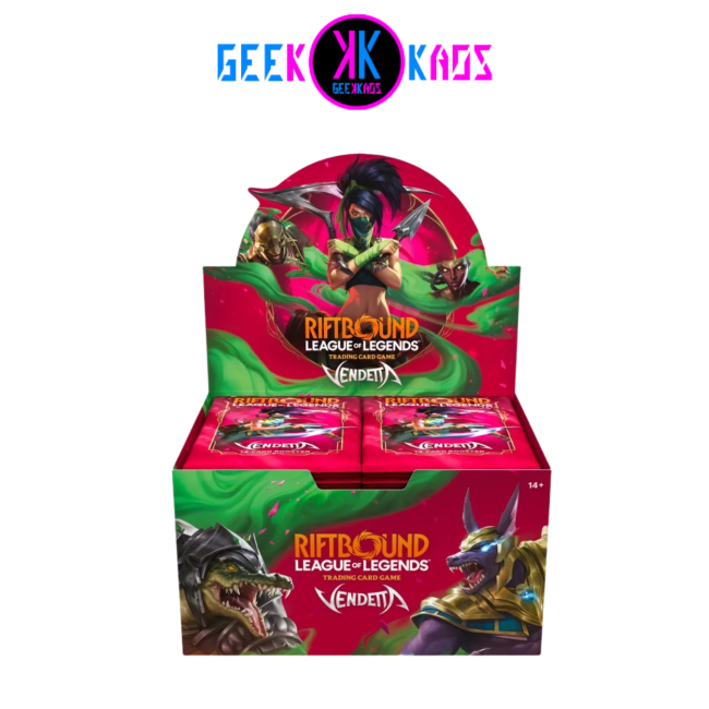 LEAGUE OF LEGENDS TCG - RIFTBOUND: VENDETTA BOOSTER BOX DISPLAY