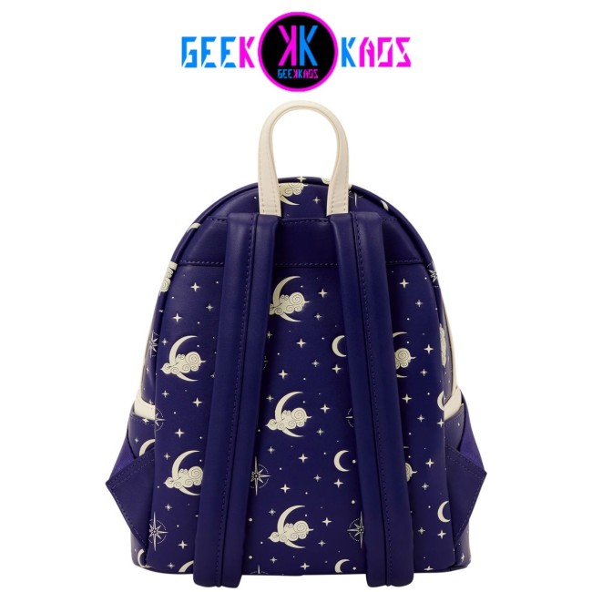 MINI MOCHILA - NIGHTMARE BEFORE CHRISTMAS - JACK SKELLINGTON & SALLY "NIGHT SKY" - LOUNGEFLY