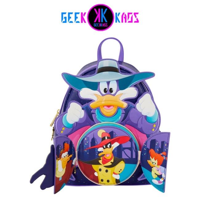 MINI MOCHILA - DISNEY - DARKWIN DUCK - LOUNGEFLY