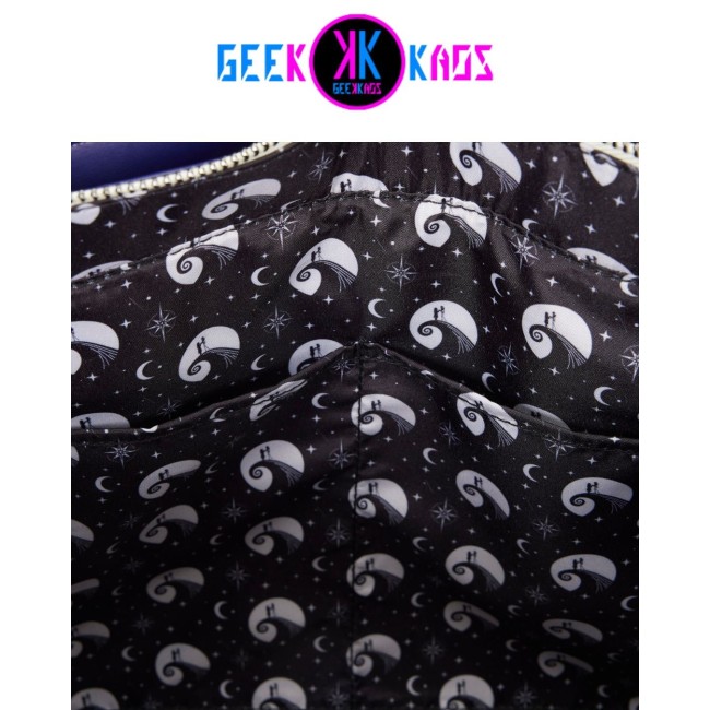 MINI MOCHILA - NIGHTMARE BEFORE CHRISTMAS - JACK SKELLINGTON & SALLY "NIGHT SKY" - LOUNGEFLY