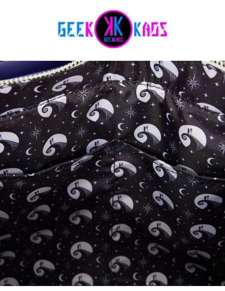 MINI MOCHILA - NIGHTMARE BEFORE CHRISTMAS - JACK SKELLINGTON & SALLY "NIGHT SKY" - LOUNGEFLY