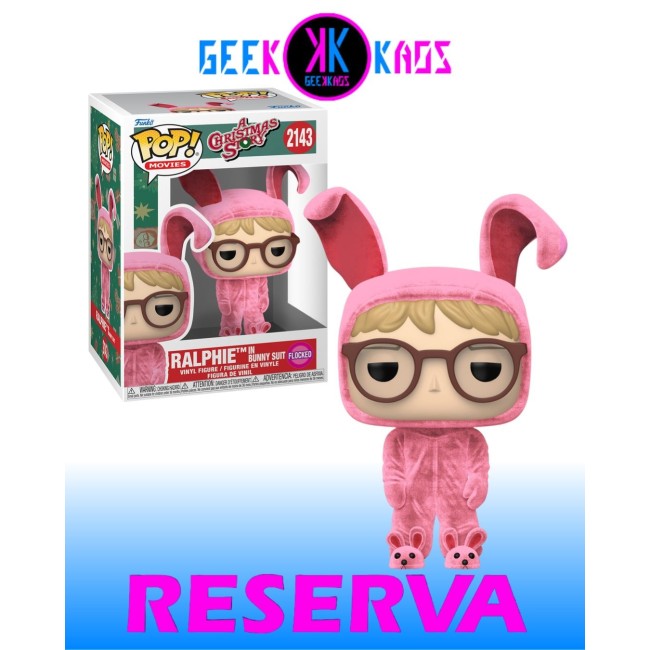 FUNKO POP! - A CHRISTMAS STORY - RALPHIE IN BUNNY SUIT 2143 (FLOCKED)