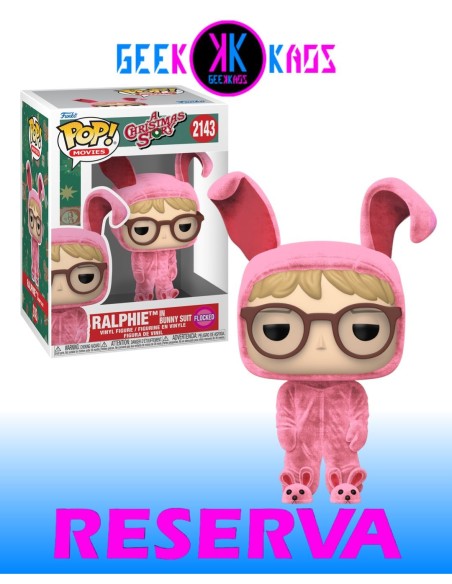 FUNKO POP! - A CHRISTMAS STORY - RALPHIE IN BUNNY SUIT 2143 (FLOCKED)