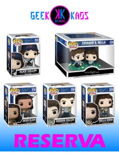 5-PACK - FUNKO POP! - THE TWILIGHT SAGA - BELLA 2129, EDWARD 2130, JACOB 2131, ALICE 2132, EDWARD & BELLA 2133