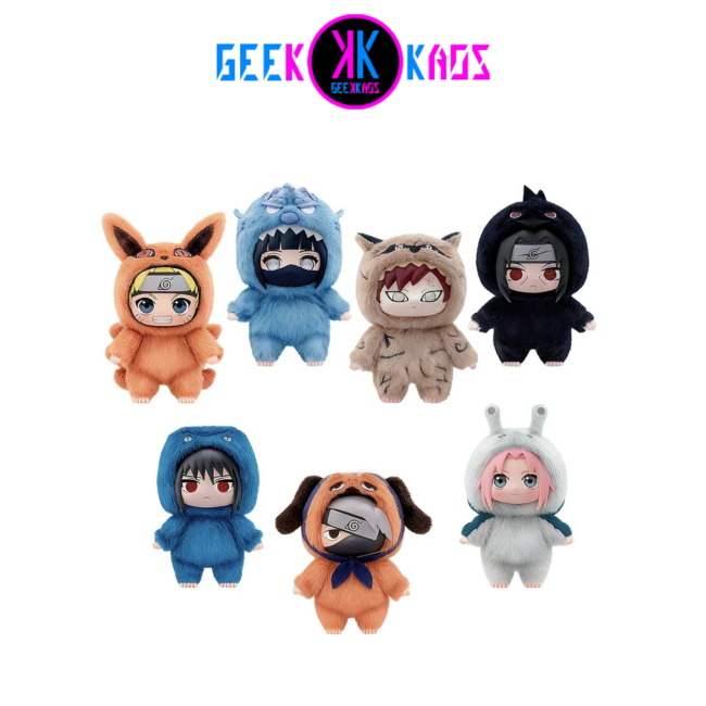 PUREMIND - NARUTO SHIPPUDEN - CUTE BEAST PARTY SERIES VINYL PLUSH BLIND BOX - 14CM