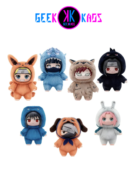 PUREMIND - NARUTO SHIPPUDEN - CUTE BEAST PARTY SERIES VINYL PLUSH BLIND BOX - 14CM