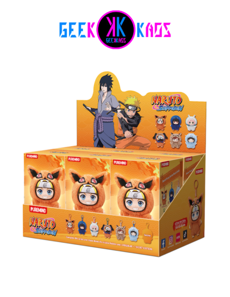 PUREMIND - NARUTO SHIPPUDEN - CUTE BEAST PARTY SERIES VINYL PLUSH BLIND BOX - 14CM