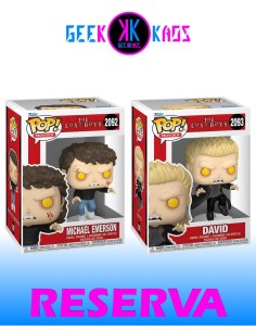 2-PACK - FUNKO POP! THE LOST BOYS - MICHAEL EMERSON 2092, DAVID 2093