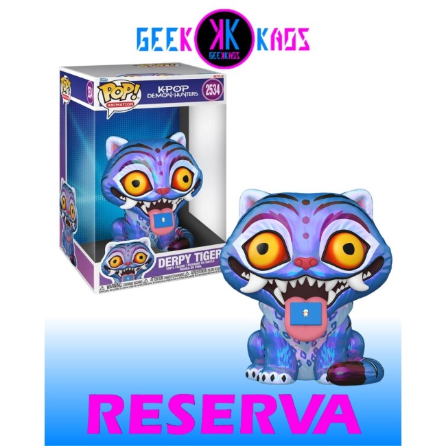 FUNKO POP! - K-POP DEMON HUNTERS - DERPY TIGER 2534 (JUMBO)