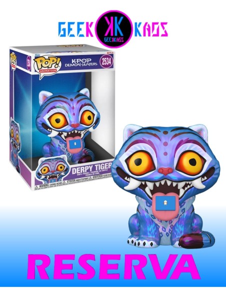 FUNKO POP! - K-POP DEMON HUNTERS - DERPY TIGER 2534 (JUMBO)