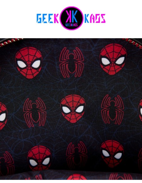 MINI MOCHILA - SPIDER-MAN - SPIDER WEB - LOUNGEFLY