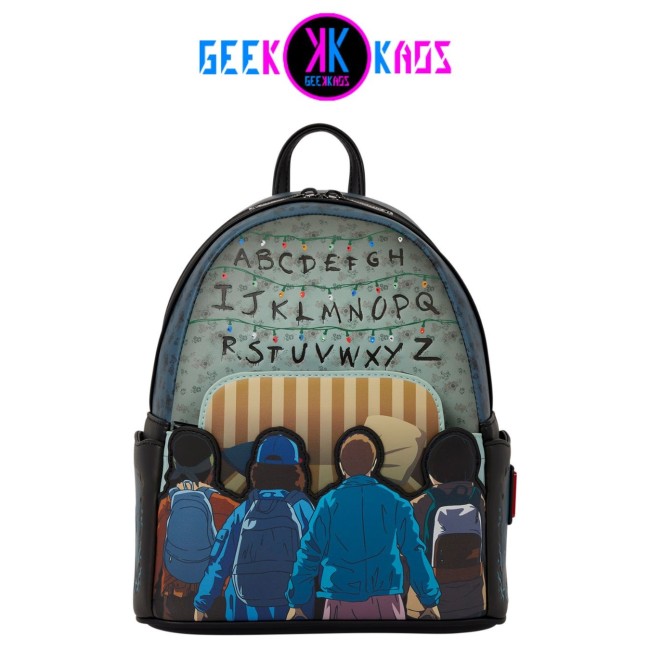 MINI MOCHILA - STRANGER THINGS - 10th ANNIVERSARY - LOUNGEFLY