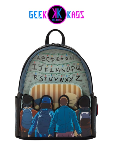 MINI MOCHILA - STRANGER THINGS - 10th ANNIVERSARY - LOUNGEFLY