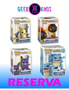 4-PACK - FUNKO POP! -POKEMON - ARMAROUGE 1269, MORPEKO 1271, MORPEKO 1272, BLASTOISE 1273
