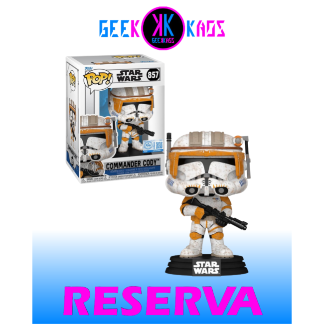 FUNKO POP! - STAR WARS - COMMANDER CODY 857 (SE)