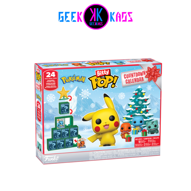 BITTY POP! - POKEMON - COUNTDOWN CALENDAR 24 DIAS