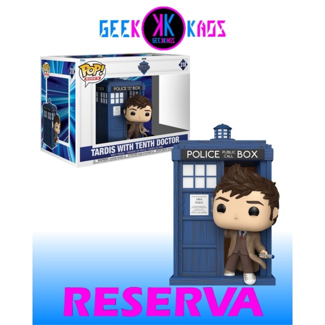 FUNKO POP! RIDES - DOCTOR WHO - TARDIS WITH TENTH DOCTOR  318