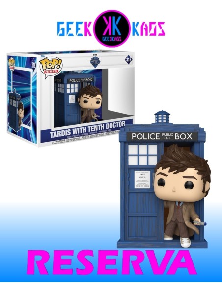 FUNKO POP! RIDES - DOCTOR WHO - TARDIS WITH TENTH DOCTOR  318