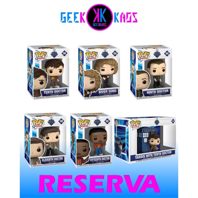 6-PACK - FUNKO POP! - DOCTOR WHO - 1963, 1964, 1965, 1966, 1967, 318