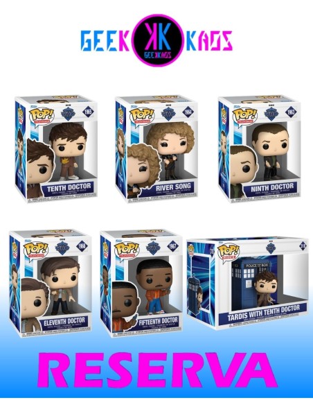 6-PACK - FUNKO POP! - DOCTOR WHO - 1963, 1964, 1965, 1966, 1967, 318