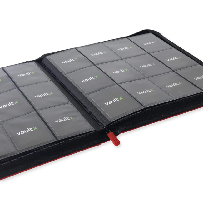 ALBUM TCG - FIRE RED - 12 POCKET XL - 624 CARTAS - VAULT X