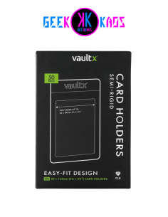 FUNDAS TCG - SEMI-RIGID CARD HOLDERS (50 UND) - VAULT X