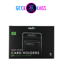 FUNDAS TCG - SEMI-RIGID CARD HOLDERS (200 UND) - VAULT X
