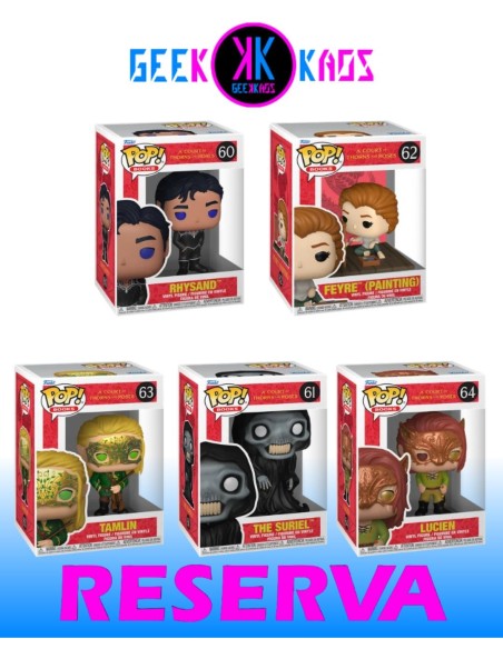 5-PACK - FUNKO POP! A COURT OF THORNS AND ROSES - RHYSAND 60, THE SURIEL 61, FEYRE 62, TAMLIN 63, LUCIEN 64