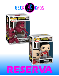 2-PACK - FUNKO POP! INVINCIBLE- DINOSAURUS 1980, THRAGG 1981