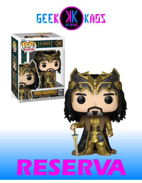 FUNKO POP! - THE HOBBIT - THORIN OAKENSHIELD 2187 (METALLIC)