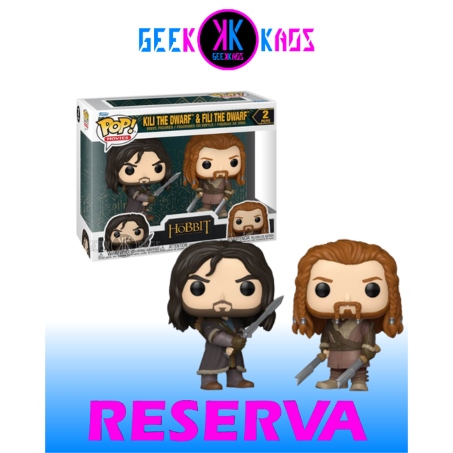 FUNKO POP! - THE HOBBIT - 2-PACK KILI THE DWARF & FILI THE DWARF